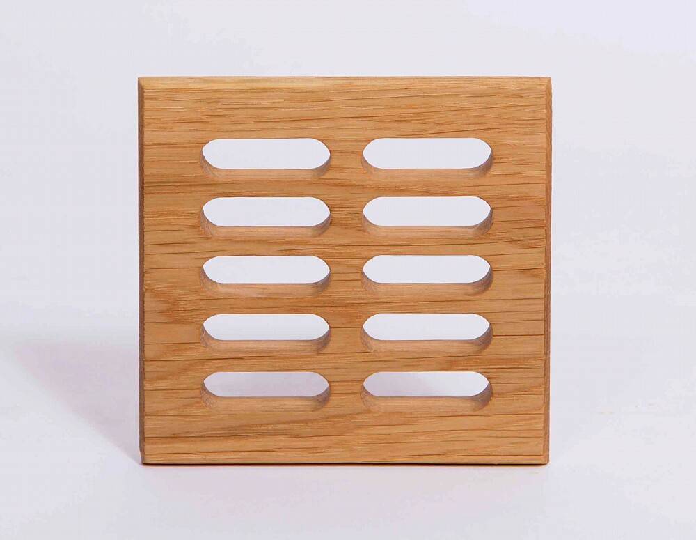 rejilla de ventilación de madera 100*100 mm
